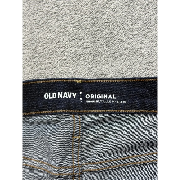 Old‎ Navy Jeans Womens 6 Short Blue Mid Rise Original Straight Stretch Denim - Picture 5 of 9
